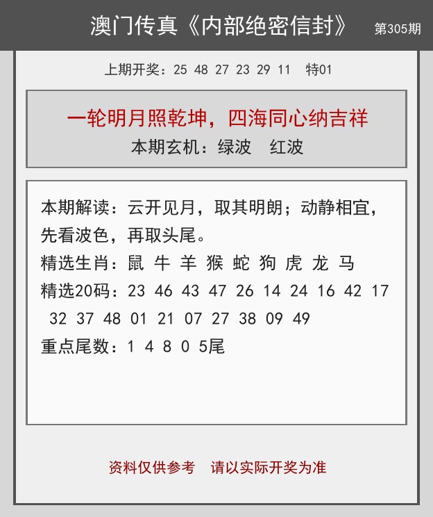 澳门传真内部绝密信封